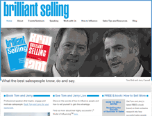 Tablet Screenshot of brilliant-selling.com